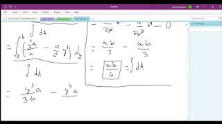 Statics  Centroids of Areas Using Integration 1 Part 2 of 2 [upl. by Popele]