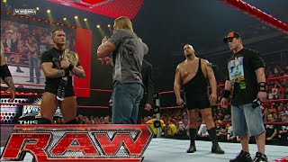 Randy Orton John Cena Triple H Big Show amp Etc… Segment Before WrestleMania RAW Mar 242008 [upl. by Latif]