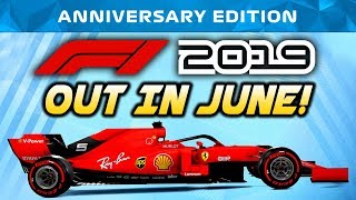 F1 2019 Game REVEALED  June Release Date 2019 Spec Car Customization amp More [upl. by Eirolam]