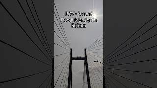 Beautiful Second Hooghly Bridge 💥 Motovlog bengali pulsar motovlog kolkata bridge hooghly [upl. by Adnama]