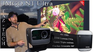 JMGO N1 ULTRA INCROYABLE projecteur Triple LASER 4K  Puissant et Rapide [upl. by Asereht580]