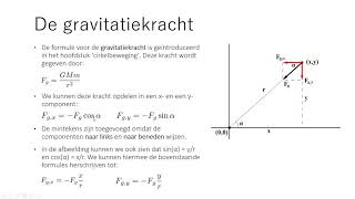 Natuurkunde modelleren 06 gravitatiekracht [upl. by Aires]