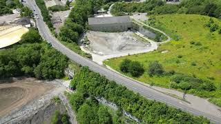 Rugby amp District from above  Cemex HS2 Quarry update July 2024 [upl. by Lanos]