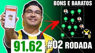 CARTOLA FC 2018  2 RODADA  SELEÇÃO DOS BONS E BARATOS [upl. by Dyun151]