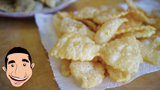 NONNA’S CHIACCHIERE RECIPE  How to Make Italian Fried Cookies  CROSTOLI [upl. by Salena216]