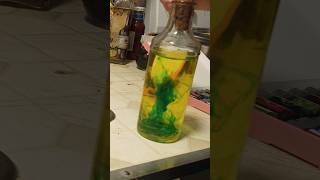 My own creation the Toxic Aura potion Water amp food coloring dye [upl. by Sunev]