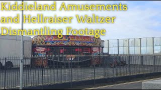 Kiddieland Portrush  Hellraiser Waltzer Dismantling Footage September 2021 [upl. by Hcelemile]