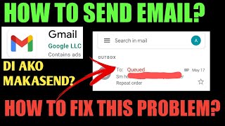 How To Fix Queued Not Sending Email Paano Maresolba  step by step guide [upl. by Asilanna]