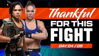 Amanda Nunes vs Ronda Rousey  UFC Fights We Are Thankful For 2023  Day 4 [upl. by Maxfield]