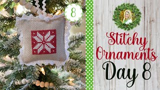 🎄Classic Stitchy Ornament 8 Cross Stitch Christmas Ornament SAL [upl. by Anitsud560]