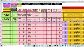 Como utilizar a planilha de demanda e cálculos elétrica [upl. by Paradies]