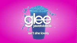 Glee Cast  Isnt She Lovely karaoke version [upl. by Valery]