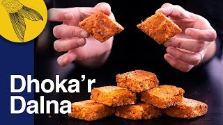 Dhokar Dalna Recipe—Noboborsho Special—Bengali NiramishVegetarian Recipe [upl. by Notle]