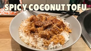 Spicy coconut tofu  Veckans recept 55 [upl. by Wallas]