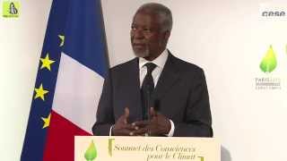 Speech from M Kofi Annan  summit of conscience  cese [upl. by Irianat]