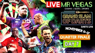 Darts  Grand Slam Of Darts QF Day 7  PDC Darts  2024 Mr Vegas Grand Slam Watch Along [upl. by Christiana978]