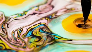 The Art of Suminagashi Japanese Marbling  Craft Therapy  Apartment Therapy [upl. by Noirb]