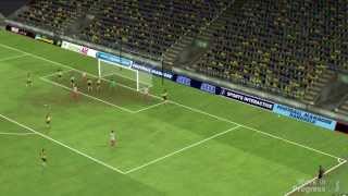 PreBeta FM14 Match Engine Footage English version [upl. by Hteazile]