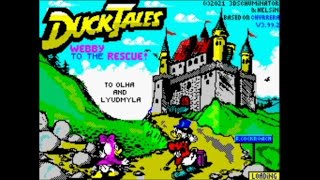 Duck Tales Webby to the Rescue 2021 Walkthrough ZX Spectrum [upl. by Eltotsira]