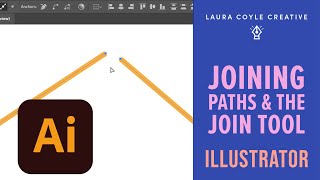 How to Join Paths and Anchor Points in Adobe Illustrator Plus Join Tool [upl. by Cimah]