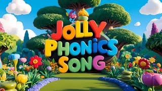 Jolly Phonics Song with Lyrics  Letter Sounds A to Z  ABC Phonics Song [upl. by Elocel]