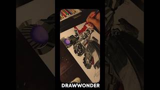 Drawing Megatron transformers drawing art colors sketch [upl. by Nelav]