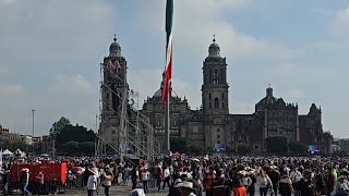 COBERTURA Mexicanos LLENAN el ZÓCALO ante el ÚLTIMO INFORME de AMLO [upl. by Rett]