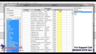 PracticeWeb Quick Start Entering Fee Schedules [upl. by Seuguh]