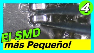 🥶 SOLDAR y Desoldar 👉👉 el Componente SMD más Pequeño [upl. by Alba]