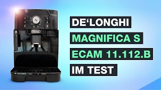 Delonghi Magnifica S im Test  Modell ECAM11112B Kaffeevollautomat  Testventure [upl. by Laitselec50]