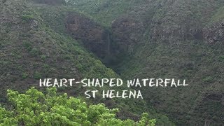 St Helena Heart Shaped Waterfall [upl. by Nedrob]