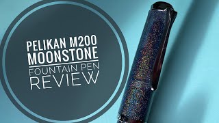 Pelikan M205 Moonstone fountain pen review 2020 Special Edition [upl. by Gausman]