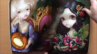 Strangeling The Art of Jasmine Becket Griffith Flipthrough [upl. by Pedro]