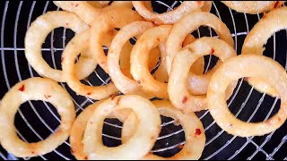 Potato rings recipe potato snacks آلو کے رنگز Aloo k kangan potato ring chips [upl. by Athal]