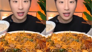 ASMR Eating Noodle Soup Mukbang So Yummy [upl. by Cai]