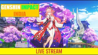 Genshin Impact Live AR 45  1440 60fps Walkthrough Gameplay  ZoneAj Gaming [upl. by Marley]