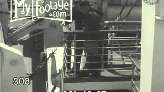 1936 Cruise Ship RMS Queen Mary Maiden Voyage [upl. by Sukramal]