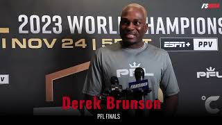 Derek Brunson says everything that could go wrong did in lead up to PFL debut [upl. by Eal612]