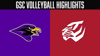 Montevallo at West Alabama  GSC Volleyball Highlights  Oct 22 2024 [upl. by Ijar45]