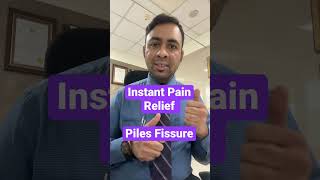 Instant Pain Relief  Piles amp Fissure Dard ka ilaj [upl. by Nodnrb]