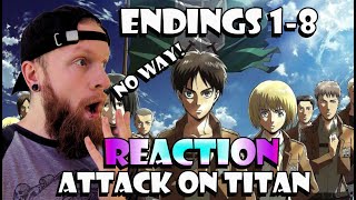 Dont miss out Attack on Titan Endings 18 Reaction [upl. by Boycie]