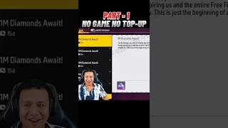 OMG 🥵 NO GAME NO TOPUP 😱shorts freefire freefireshorts shortsfeed gamingmahiop [upl. by Kenrick]