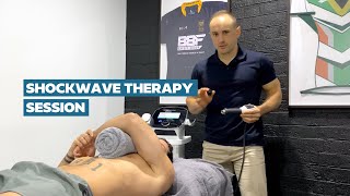 Shockwave Therapy Brisbane  Tricep Tendinopathy [upl. by Nnov544]