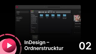 Abizeitung  Abibuch InDesign Tutorial quotOrdnerstrukturquot  Teil 02 [upl. by Enirok958]