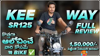 Keeway SR 125 Bike Review  Price And Features Explained In Telugu [upl. by Eniksre]