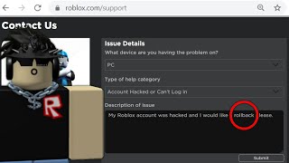 HOW TO GET A ROLLBACK ON ROBLOX [upl. by Notyrb]