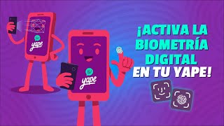 ¡ACTIVA LA BIOMETRÍA DIGITAL EN TU YAPE 🤩🔐 [upl. by Green]