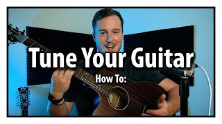 How To Tune Your Guitar 6 String and 12 Strings [upl. by Toiboid168]