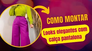 Looks incríveis com calça pantalona moda modaevangélica [upl. by Jehu503]