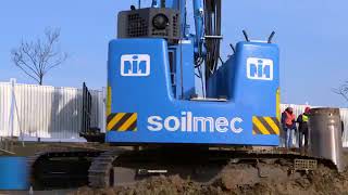 Soilmec SR65 Evo  Yeni Fore Kazık Makinesi  30032018  Erke Group [upl. by Mcneely]